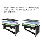 VERSA 4-IN-1 Air Billiard Accessories for Table Rooms and Game Dining, Convertible with Table 7FT - Billiards, Free Pool Tennis Green Hockey, Felt