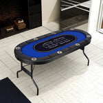 VERSA 6FT Table Gaming Players MDF Game 8 Foldable Poker Room