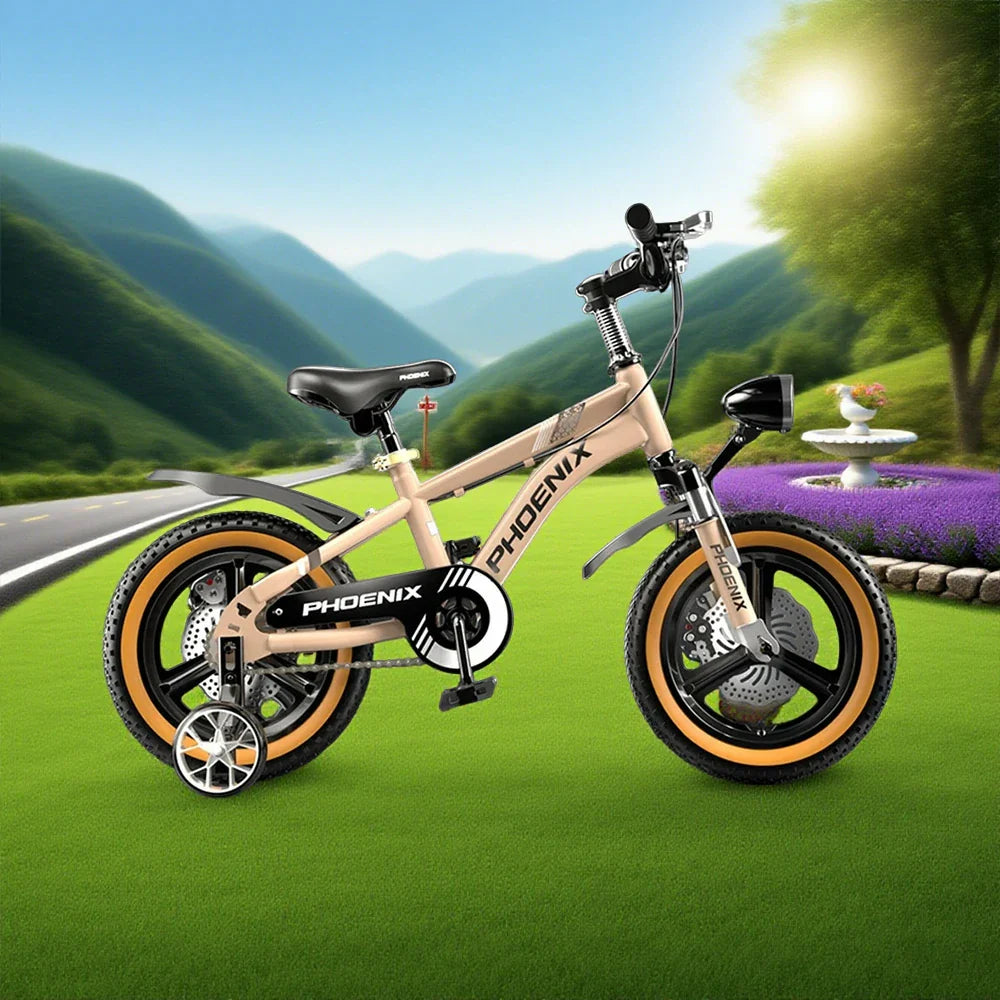VOLTUS 14/18/22 Alloy Wheel Bicycle Integrated Upgraded Training Inch Foot Children's - Magnesium Support Wheels Golden