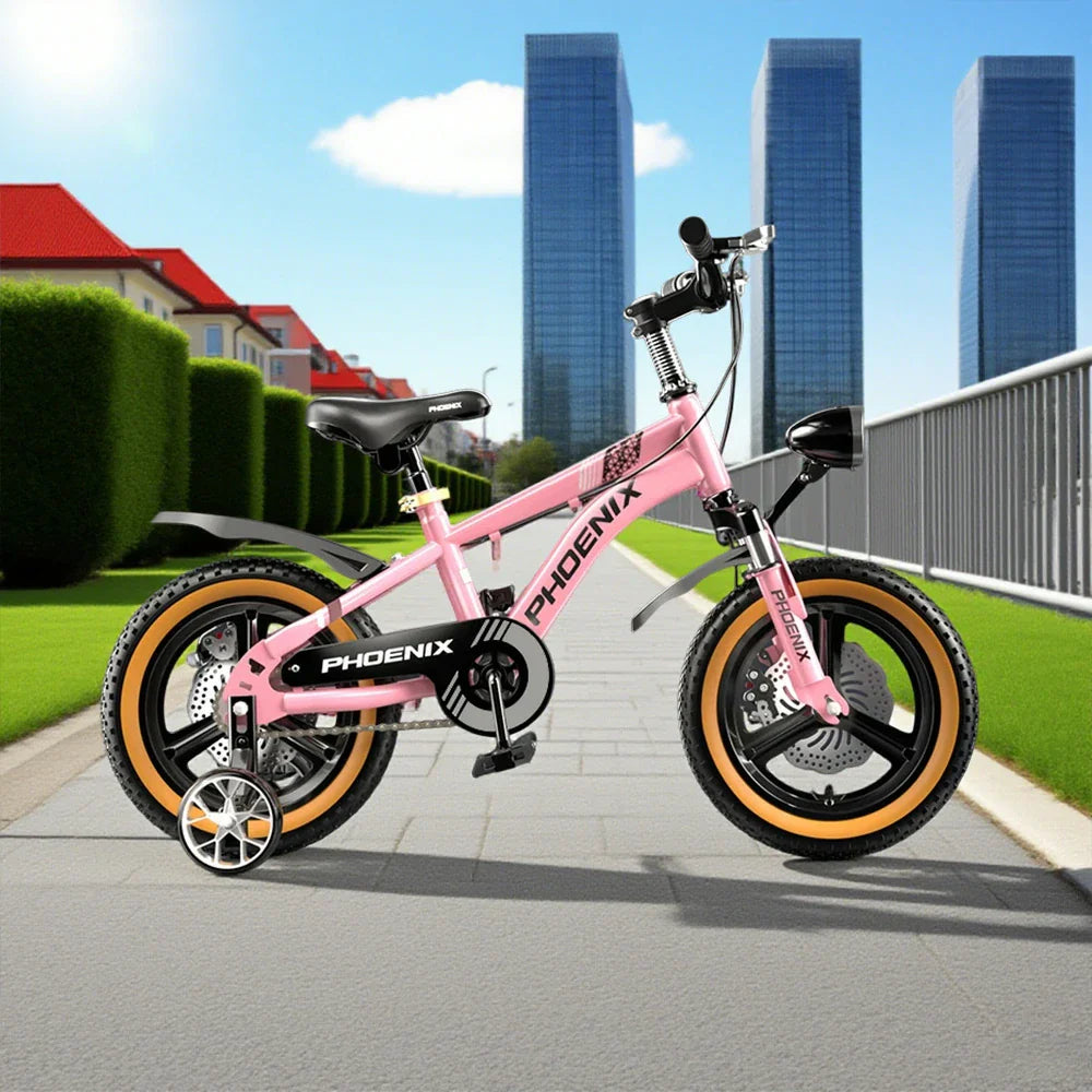VOLTUS 14/18/22 Training Magnesium Support - Wheel Wheels Integrated Children's Alloy Upgraded Bicycle Inch Foot Pink