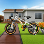 VOLTUS 14/18/22 Upgraded Integrated Alloy Foot Children's Bicycle Training Wheels Support - Inch Magnesium Wheel Silvery