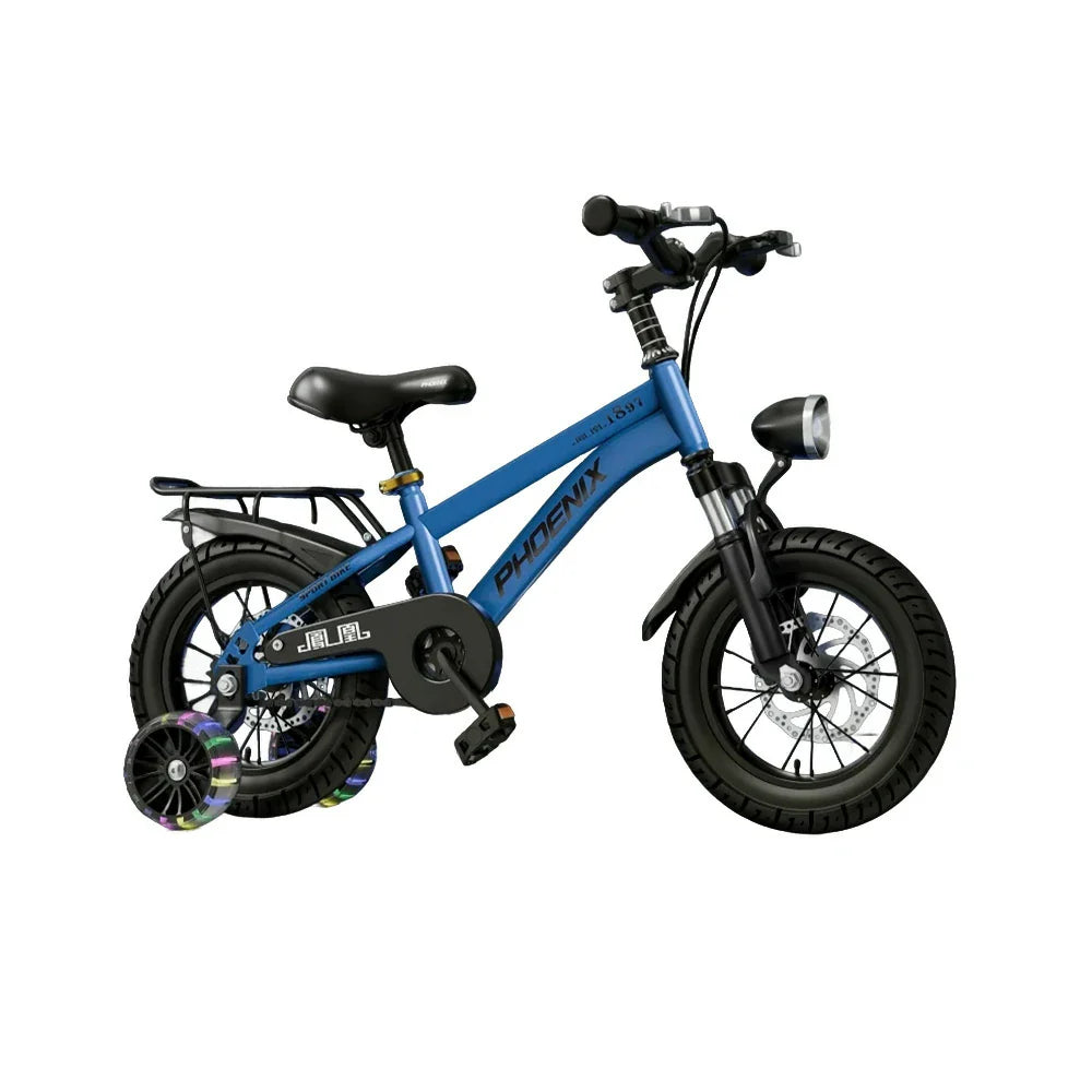 VOLTUS 18/20/22 Kids' - Spoke Rear Integrated or Wheels Seat with Bike Blue