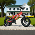 VOLTUS 18/20/22 or - Rear - Bike Wheels with Spoke Kids' Integrated Seat Red