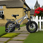 VOLTUS 18/20/22 Integrated with Spoke Seat Kids' Bike - Wheels or Rear Silvery