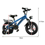 VOLTUS 18/20/22 Kids' - Spoke Rear Integrated or Wheels Seat with Bike Blue