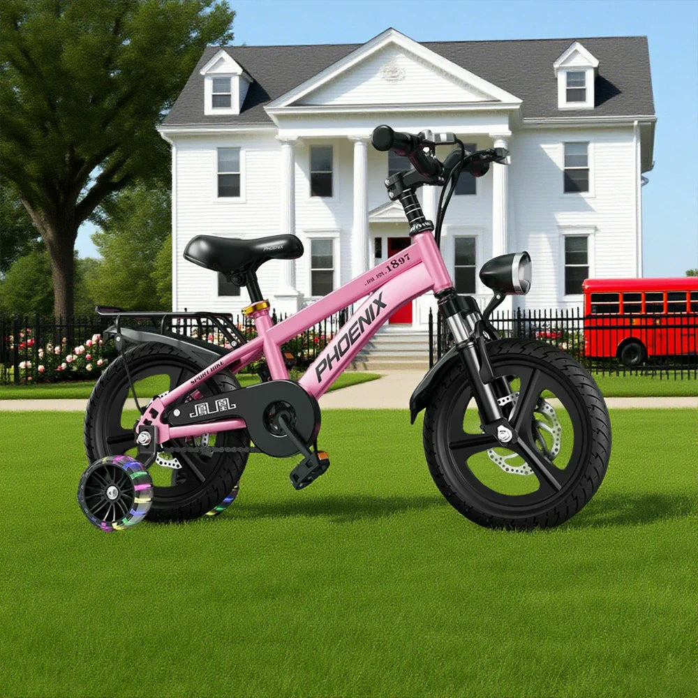 VOLTUS 18/20/22 with or Kids' Spoke Seat - Bike Integrated Rear Wheels - Pink