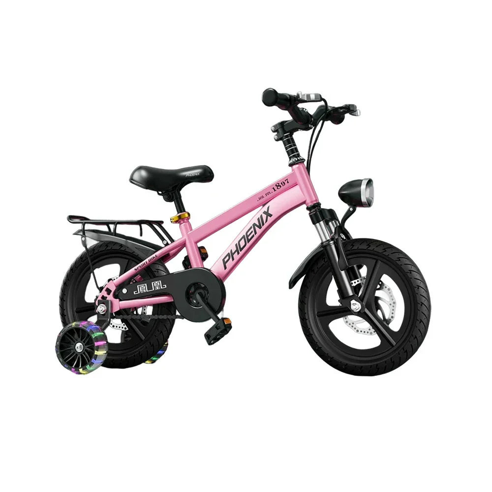 VOLTUS 18/20/22 with or Kids' Spoke Seat - Bike Integrated Rear Wheels - Pink