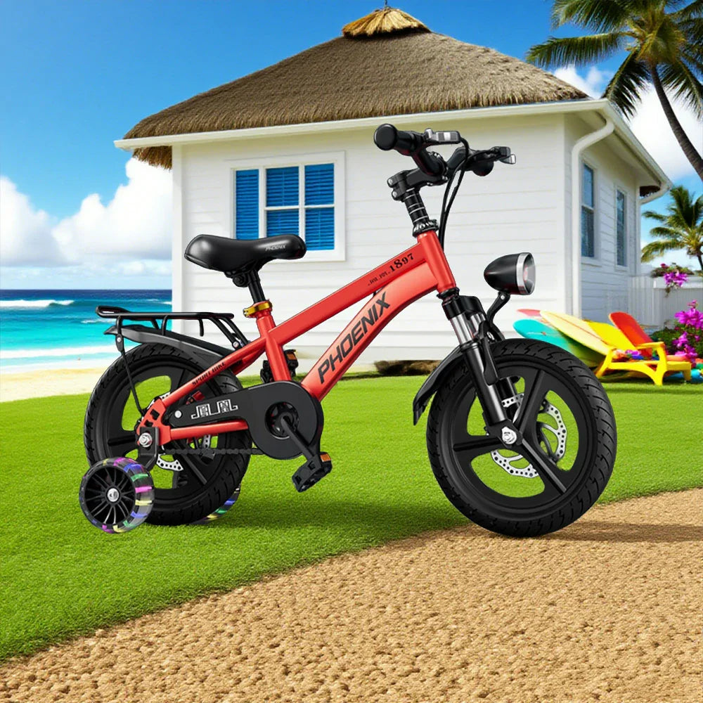 VOLTUS 18/20/22 or - Rear - Bike Wheels with Spoke Kids' Integrated Seat Red