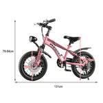 VOLTUS 14/18/22 Knife - Support Foot Bicycle Children's Ring Training Double-Layer CNC Inch Wheels Pink