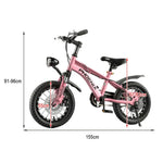 VOLTUS 14/18/22 Knife - Support Foot Bicycle Children's Ring Training Double-Layer CNC Inch Wheels Pink