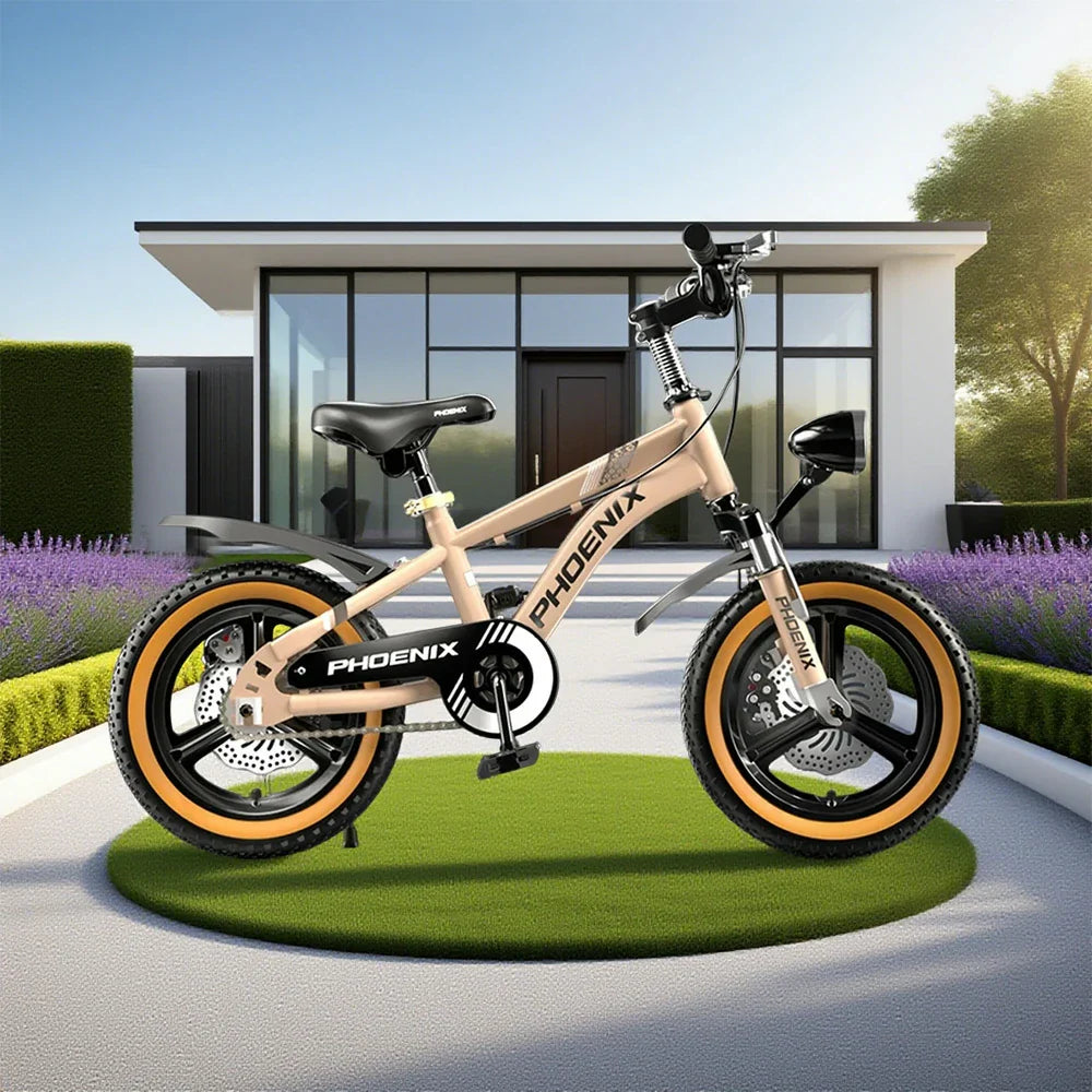 VOLTUS 14/18/22 Alloy Wheel Bicycle Integrated Upgraded Training Inch Foot Children's - Magnesium Support Wheels Golden