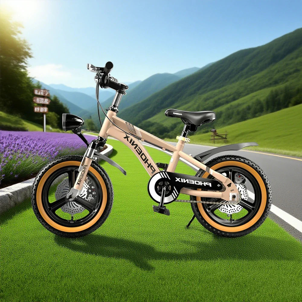 VOLTUS 14/18/22 Alloy Wheel Bicycle Integrated Upgraded Training Inch Foot Children's - Magnesium Support Wheels Golden