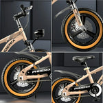 VOLTUS 14/18/22 Alloy Wheel Bicycle Integrated Upgraded Training Inch Foot Children's - Magnesium Support Wheels Golden