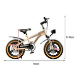 VOLTUS 14/18/22 Alloy Wheel Bicycle Integrated Upgraded Training Inch Foot Children's - Magnesium Support Wheels Golden