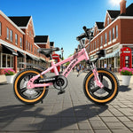VOLTUS 14/18/22 Training Magnesium Support - Wheel Wheels Integrated Children's Alloy Upgraded Bicycle Inch Foot Pink