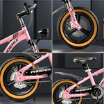 VOLTUS 14/18/22 Training Magnesium Support - Wheel Wheels Integrated Children's Alloy Upgraded Bicycle Inch Foot Pink