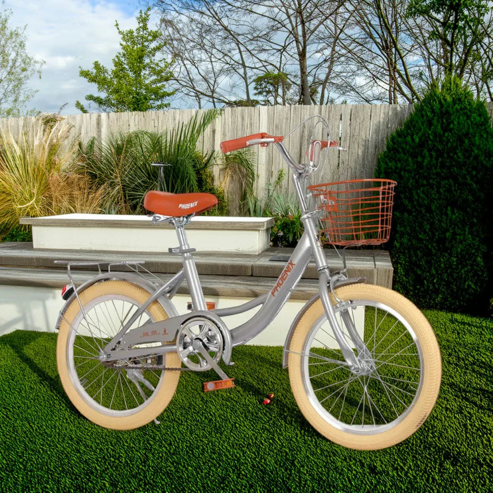 VOLTUS 16/20/22 Princess Options, Design - Seat, Bike Training Comfortable Kids' Wheel Safety Standard - Silver