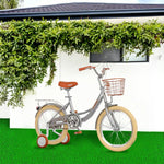 VOLTUS 16/20/22 Princess Options, Design - Seat, Bike Training Comfortable Kids' Wheel Safety Standard - Silver