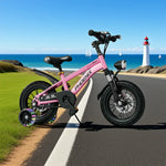 VOLTUS 18/20/22 Mudguard, No Seat, or Wheels Bike with - Spoke Sport Kids' Rear - Integrated Pink