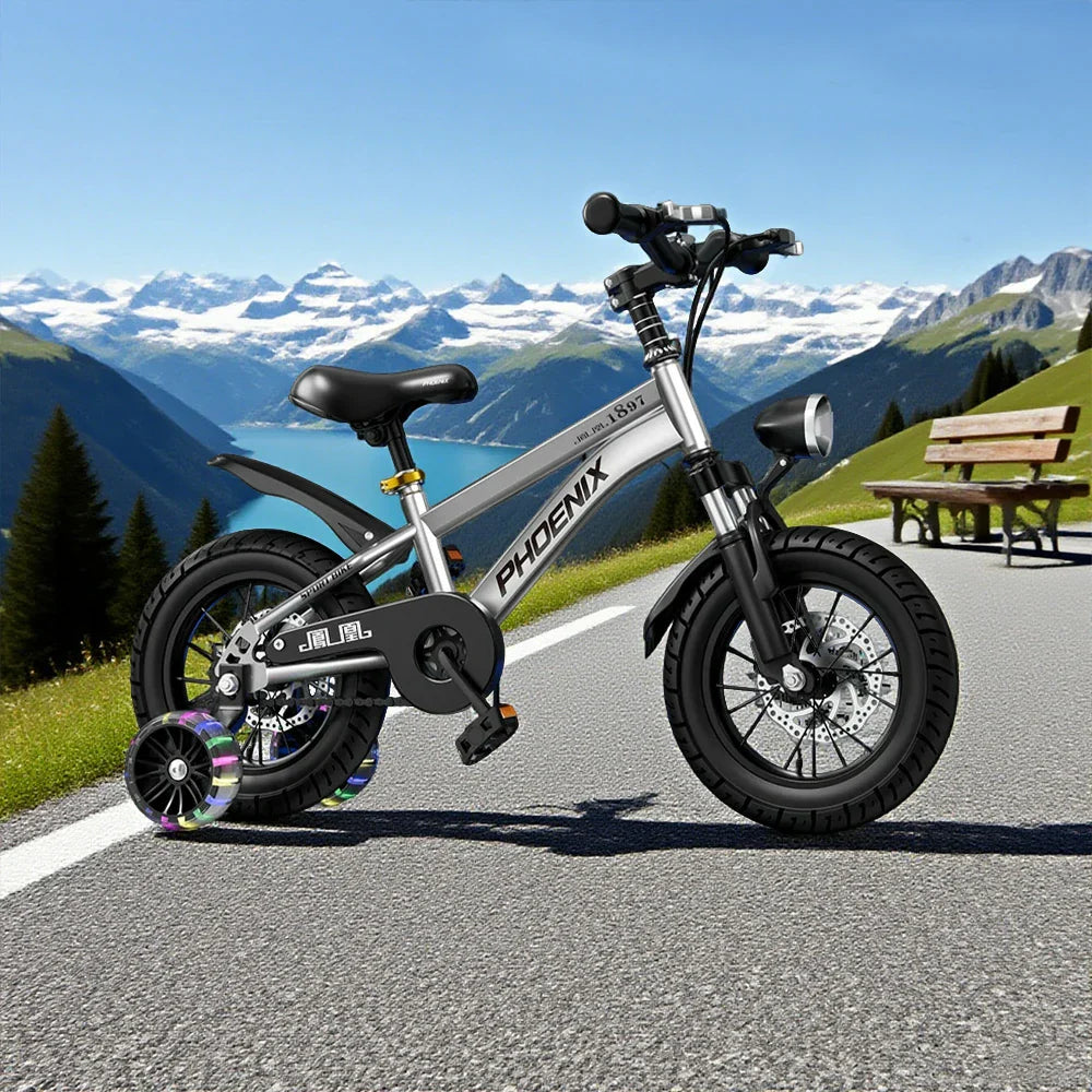 VOLTUS 18/20/22 Mudguard, No Sport Wheels - or Spoke Kids' Integrated Seat, Rear - with Bike Silvery