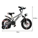 VOLTUS 18/20/22 Mudguard, No Sport Wheels - or Spoke Kids' Integrated Seat, Rear - with Bike Silvery