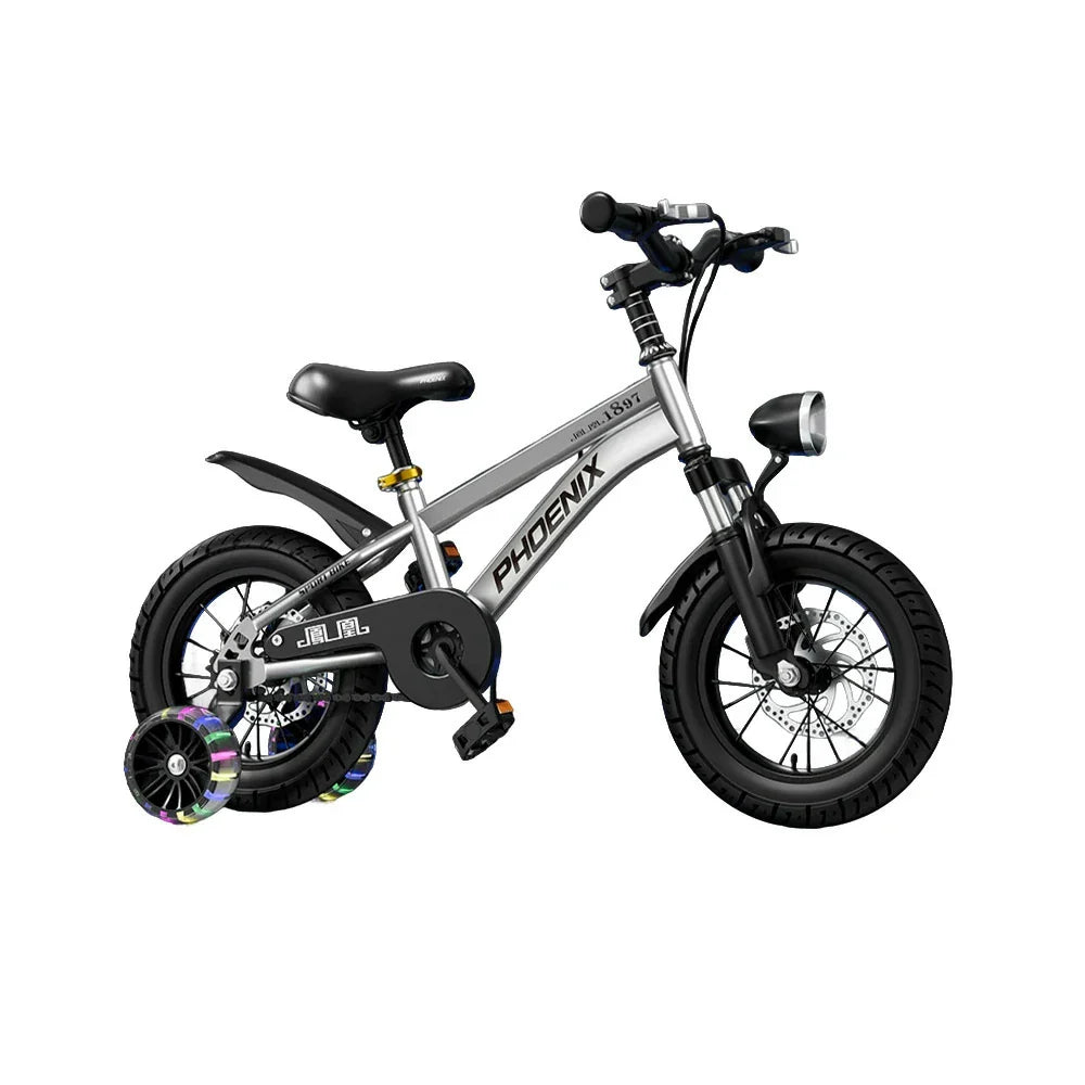 VOLTUS 18/20/22 Mudguard, No Sport Wheels - or Spoke Kids' Integrated Seat, Rear - with Bike Silvery