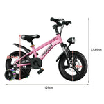 VOLTUS 18/20/22 Mudguard, No Seat, or Wheels Bike with - Spoke Sport Kids' Rear - Integrated Pink