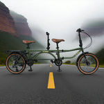 VOLTUS 20 4-Fold with Bike Inch Double Absorber Design Shock Upgraded Seat-Green