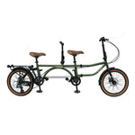 VOLTUS 20 4-Fold with Bike Inch Double Absorber Design Shock Upgraded Seat-Green