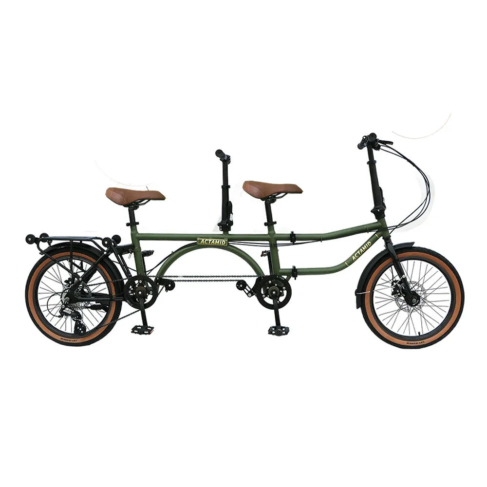 VOLTUS 20 4-Fold with Bike Inch Double Absorber Design Shock Upgraded Seat-Green