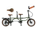 VOLTUS 20 4-Fold with Bike Inch Double Absorber Design Shock Upgraded Seat-Green