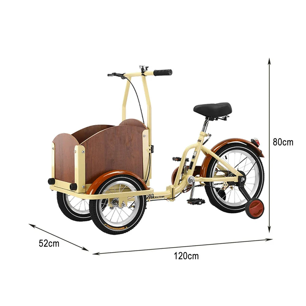 VOLTUS Children's Wheel Edition Reverse - Speed Single Bicycle Riding Safety Yellow