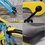 VOLTUS 3-Seater/4-Seater Sightseeing Bicycle Person Three Bike-Blue/Red/Green