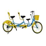 VOLTUS 3-Seater/4-Seater Sightseeing Bicycle Person Three Bike-Blue/Red/Green