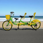 VOLTUS 3-Seater/4-Seater Sightseeing Bicycle Person Three Bike-Blue/Red/Green