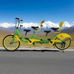 VOLTUS 3-Seater/4-Seater Sightseeing Bicycle Person Three Bike-Blue/Red/Green