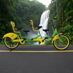 VOLTUS 3-Seater/4-Seater Sightseeing Bicycle Person Three Bike-Blue/Red/Green