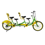 VOLTUS 3-Seater/4-Seater Sightseeing Bicycle Person Three Bike-Blue/Red/Green