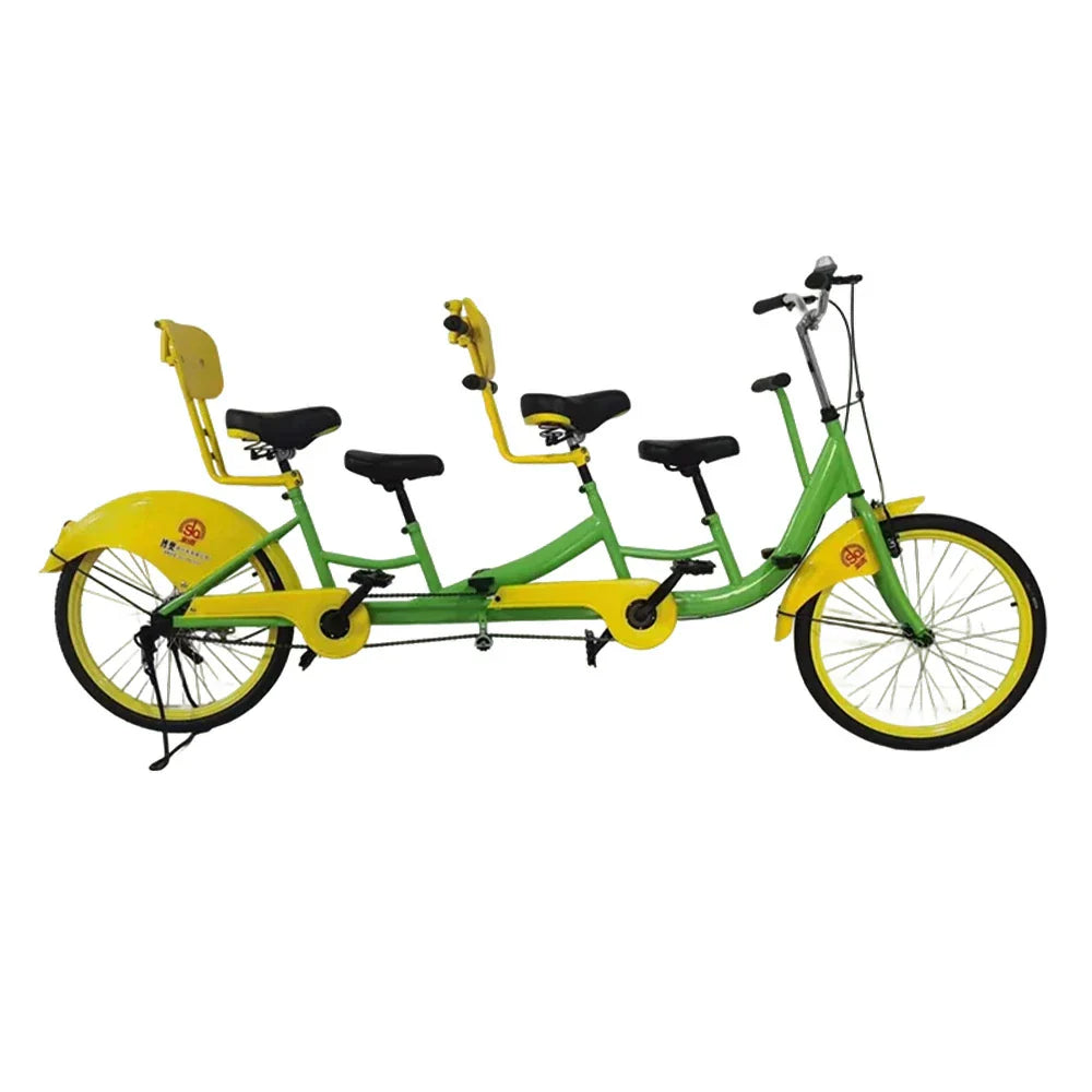 VOLTUS 3-Seater/4-Seater Sightseeing Bicycle Person Three Bike-Blue/Red/Green