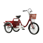 VOLTUS Adult Comfortable Bicycle Front Regular Three Fork Wheel Red/Silver