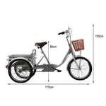 VOLTUS Adult Comfortable Bicycle Front Regular Three Fork Wheel Red/Silver