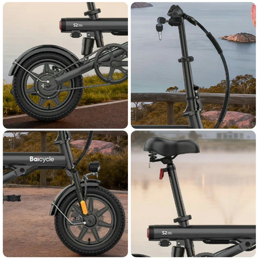 VOLTUS Folding Electric Bike 36V400W Brushless Motor Aluminium Alloy Frame
