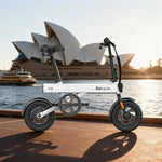 VOLTUS Folding Electric Bike 36V250W Brushless Motor Aluminium Alloy Frame White