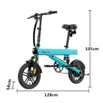 VOLTUS Folding Electric Bike 36V400W Brushless Motor Aluminium Alloy Frame Blue