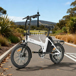 VOLTUS Folding Electric Bike 36V400W Brushless Motor Aluminium Alloy Frame 20-Inch Wheels with Long-Range 11Ah Battery