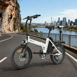 VOLTUS Folding Electric Bike 36V400W Brushless Motor Aluminium Alloy Frame 20-Inch Wheels with Long-Range 11Ah Battery