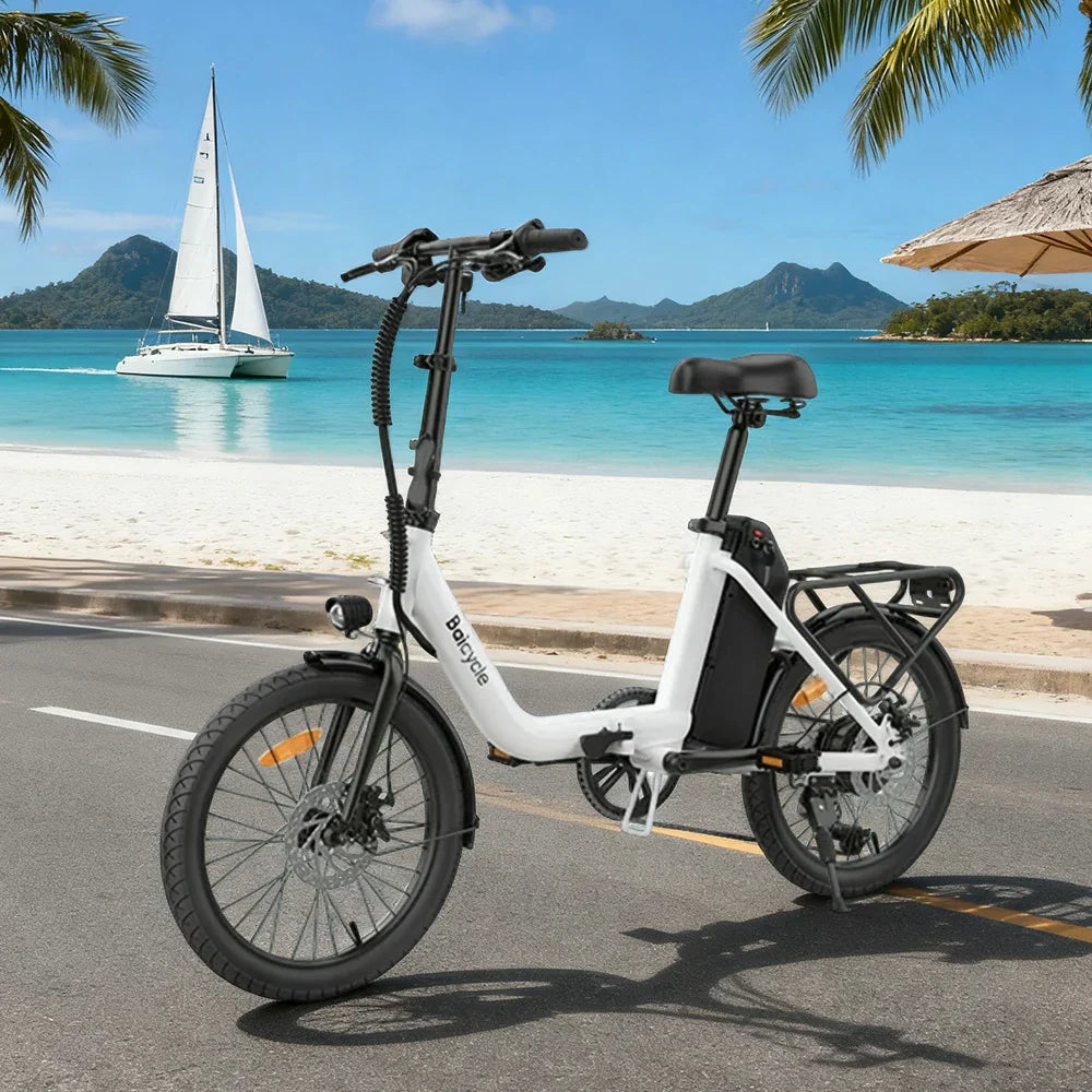 VOLTUS Folding Electric Bike 36V400W High-Torque Brushless Motor Aluminium Alloy Body 20-Inch Tyres