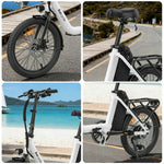VOLTUS Folding Electric Bike 36V400W High-Torque Brushless Motor Aluminium Alloy Body 20-Inch Tyres