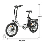 VOLTUS Folding Electric Bike 36V400W High-Torque Brushless Motor Aluminium Alloy Body 20-Inch Tyres