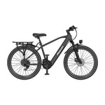 VOLTUS Electric Bike 400W Motor Carbon Alloy Frame Shimano 21-Speed 26-Inch Spoked Wheels Black